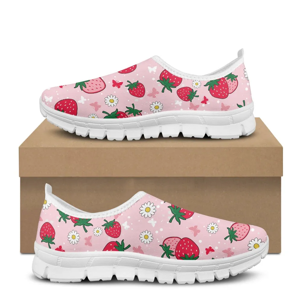 Strawberry Delight Low-Cut Casual Shoes