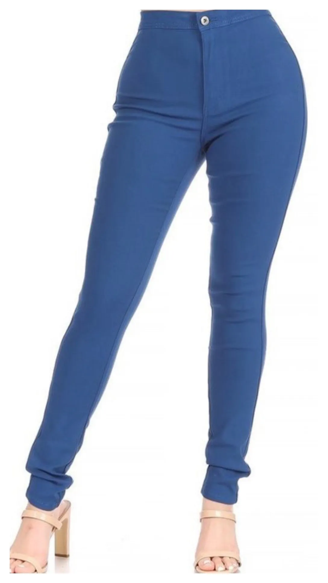 Stretchy skinny high waist jean