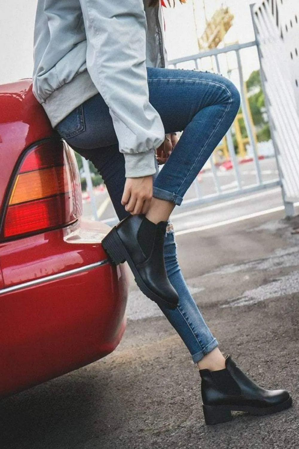 Tamara Black Chelsea Boots