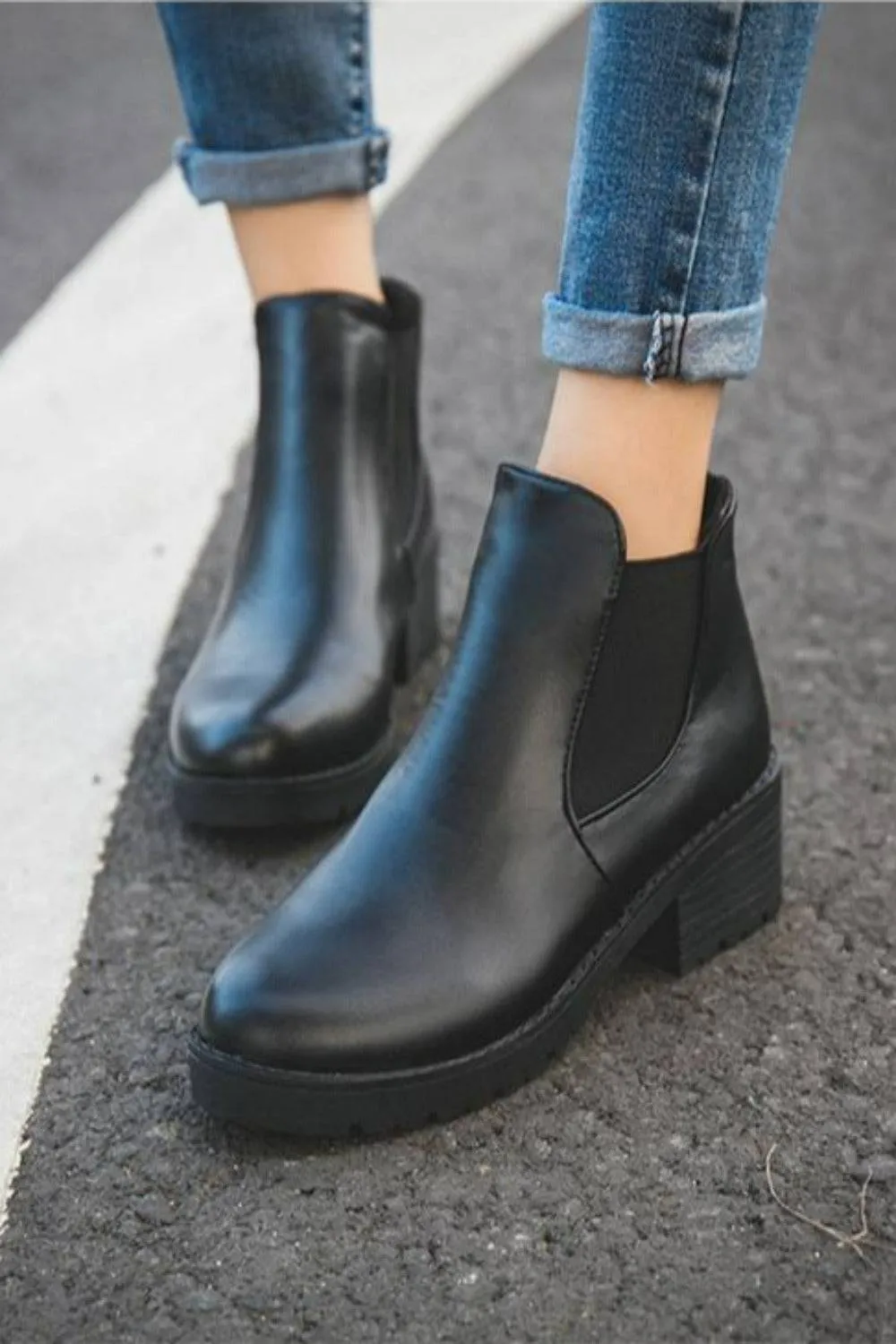 Tamara Black Chelsea Boots
