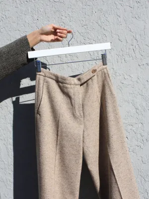Tan Tweed Trousers
