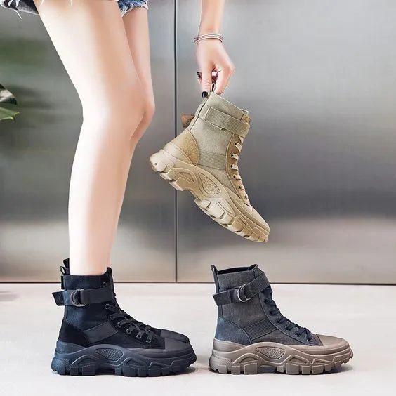 Trendy Style Cool High Top Martin Boots