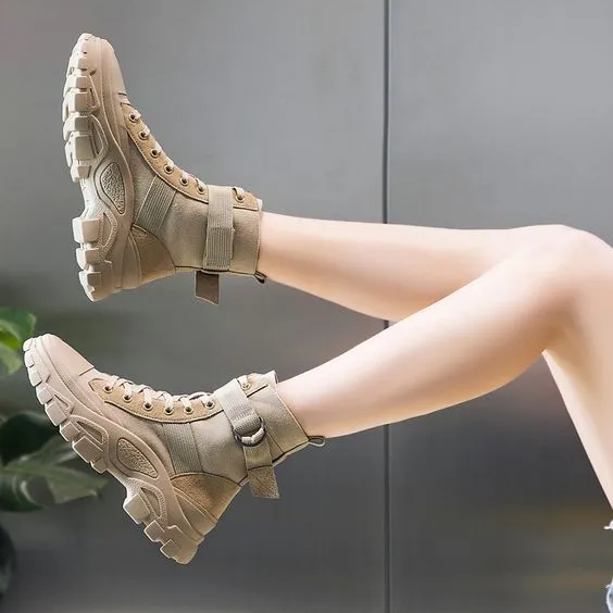 Trendy Style Cool High Top Martin Boots