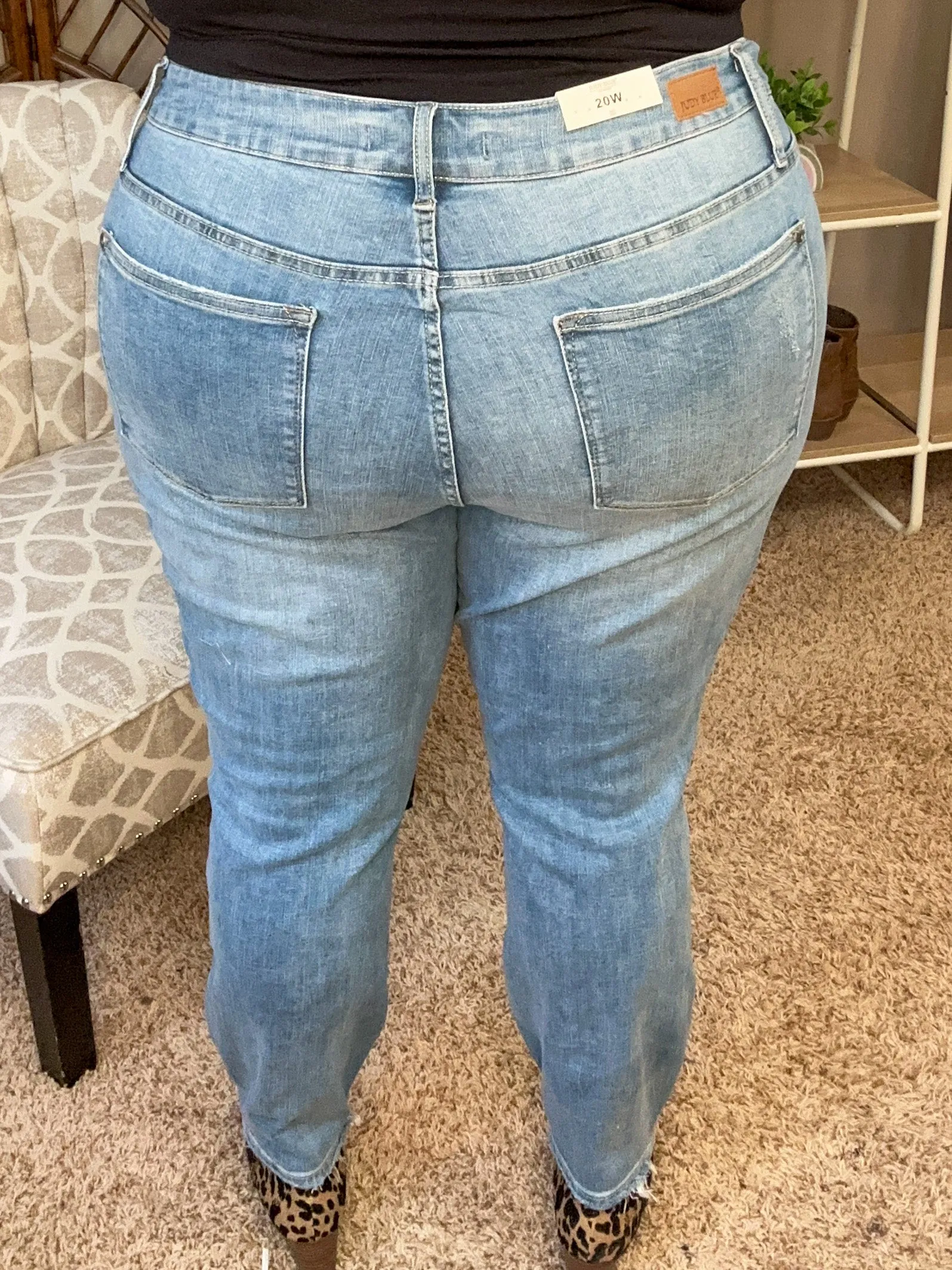 Tucked In Button Fly Jeans -Judy Blue