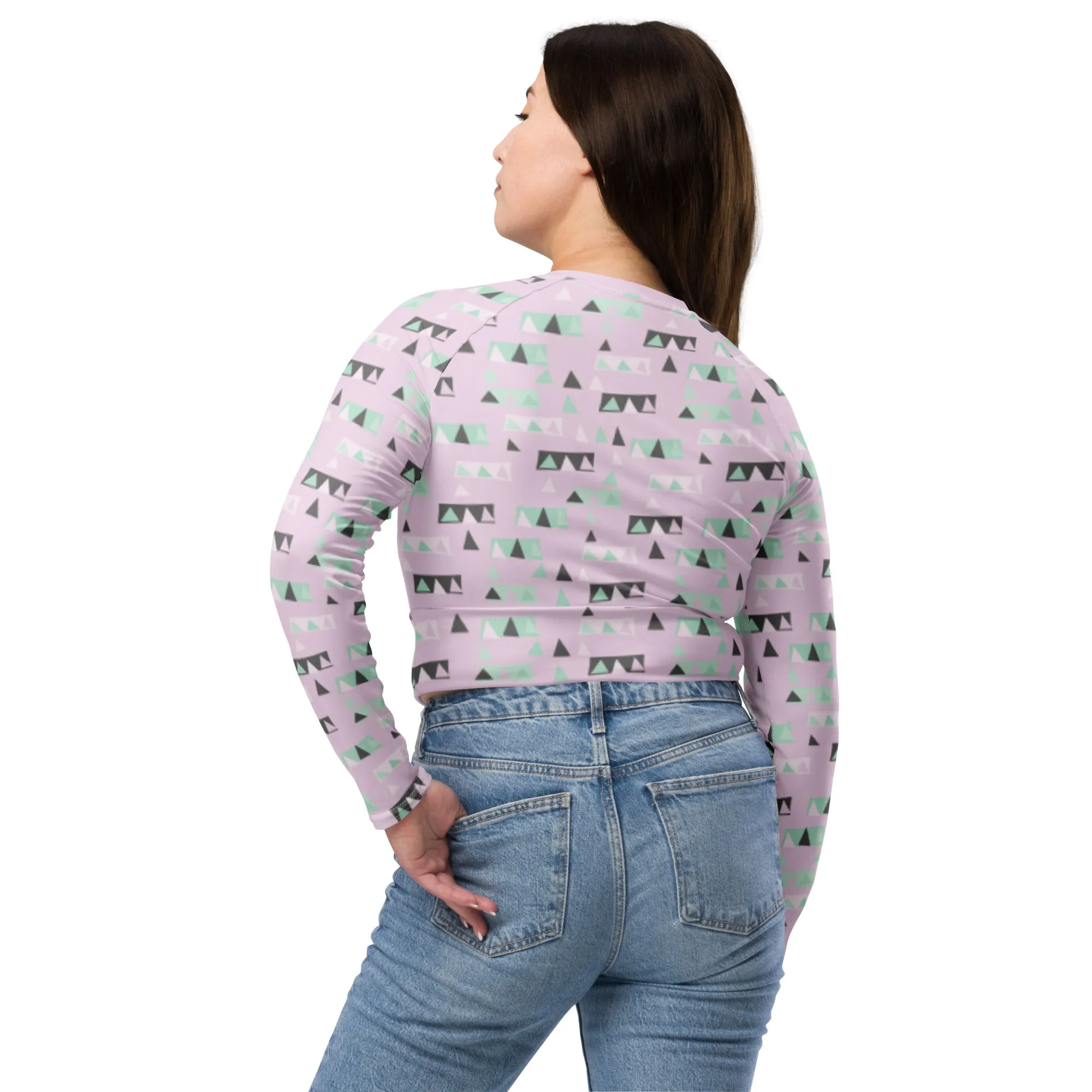 Underboob Crop Top, Pastel Christmas