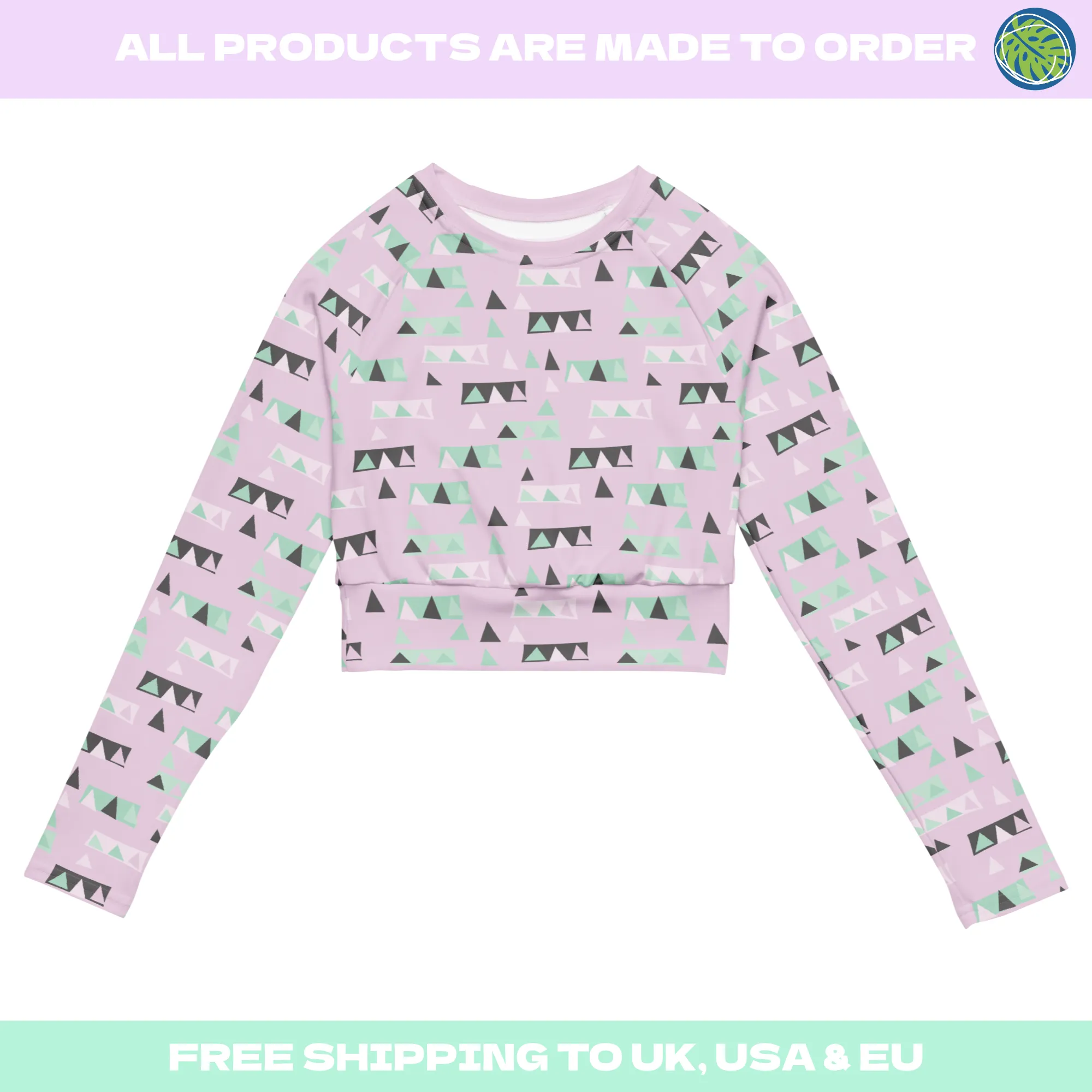 Underboob Crop Top, Pastel Christmas