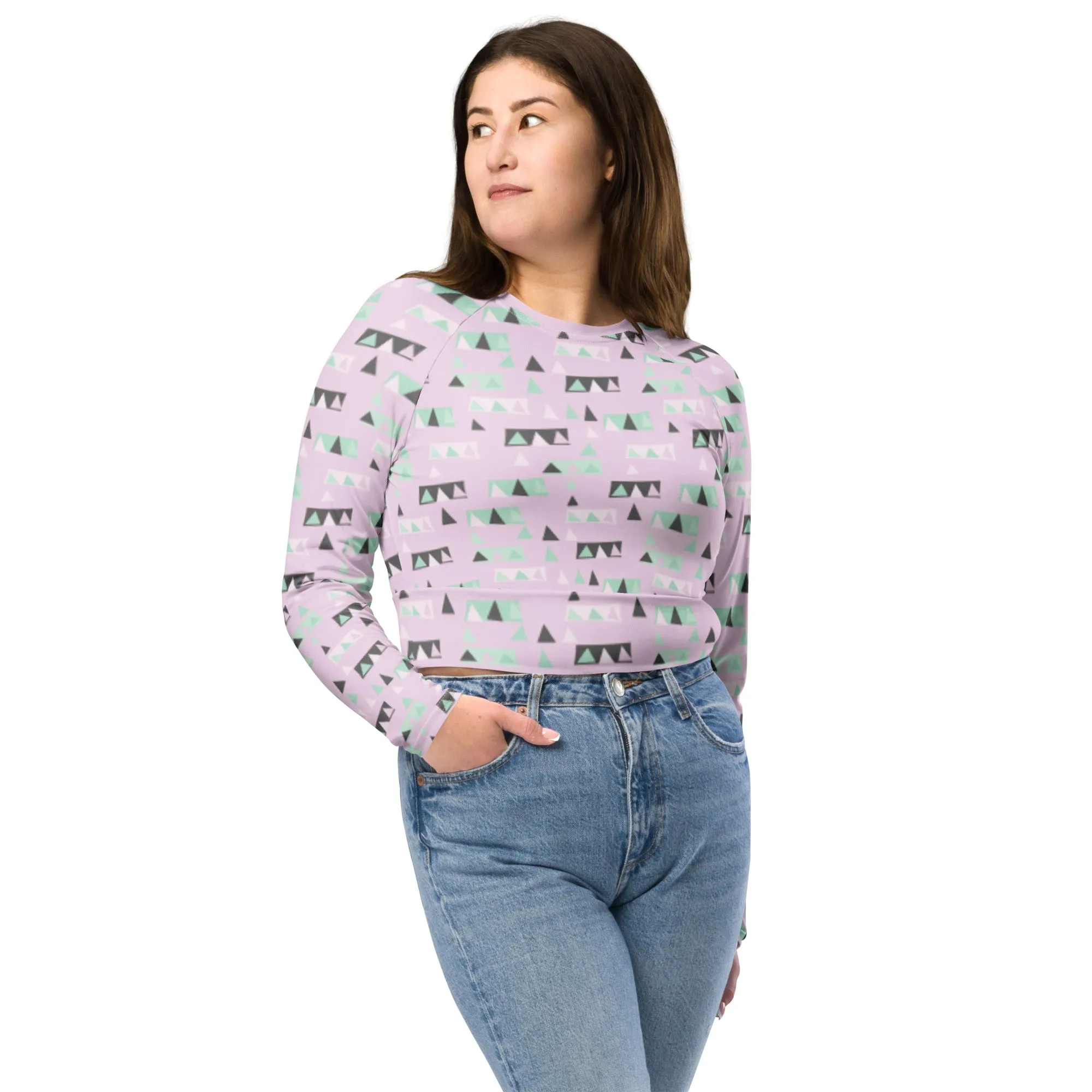 Underboob Crop Top, Pastel Christmas
