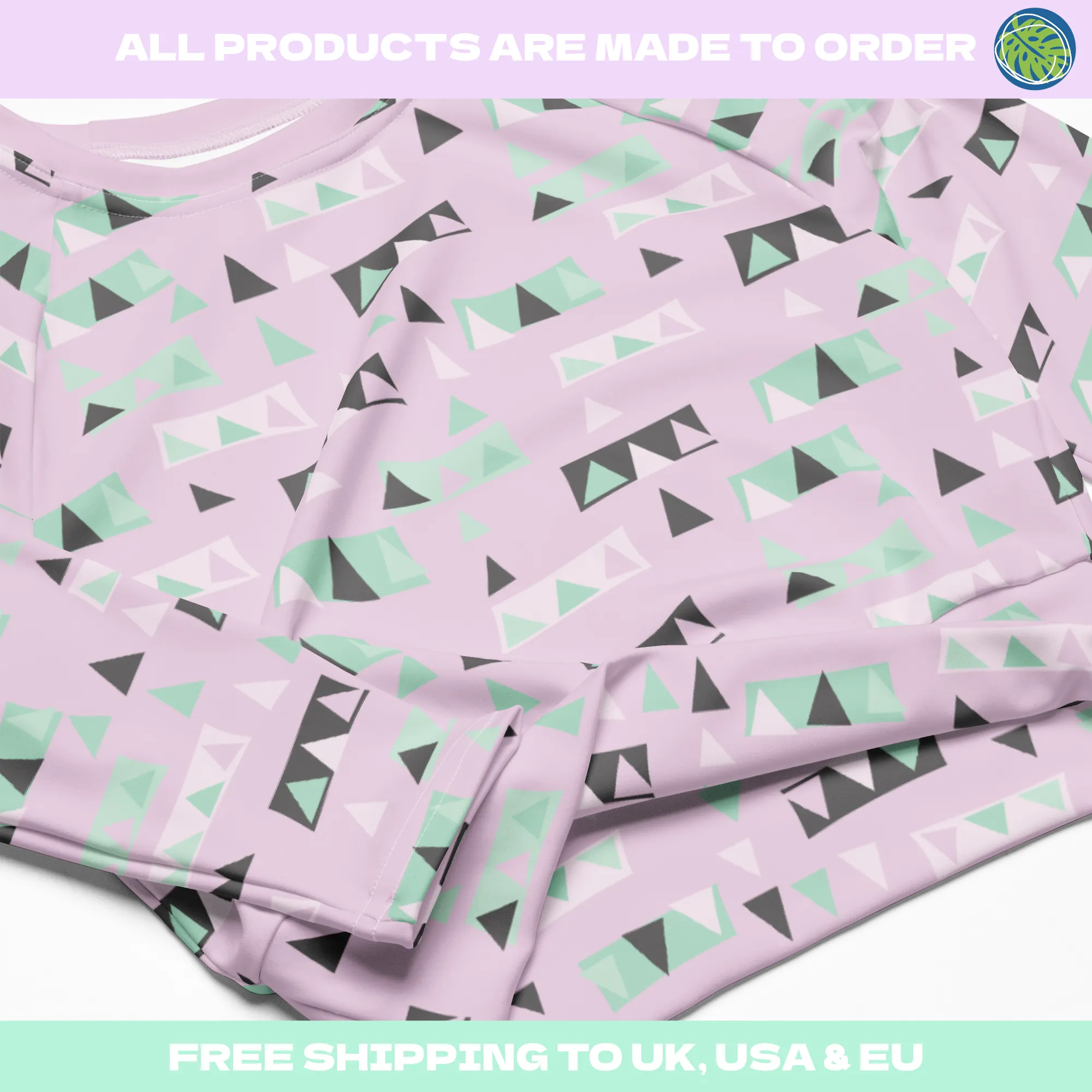 Underboob Crop Top, Pastel Christmas