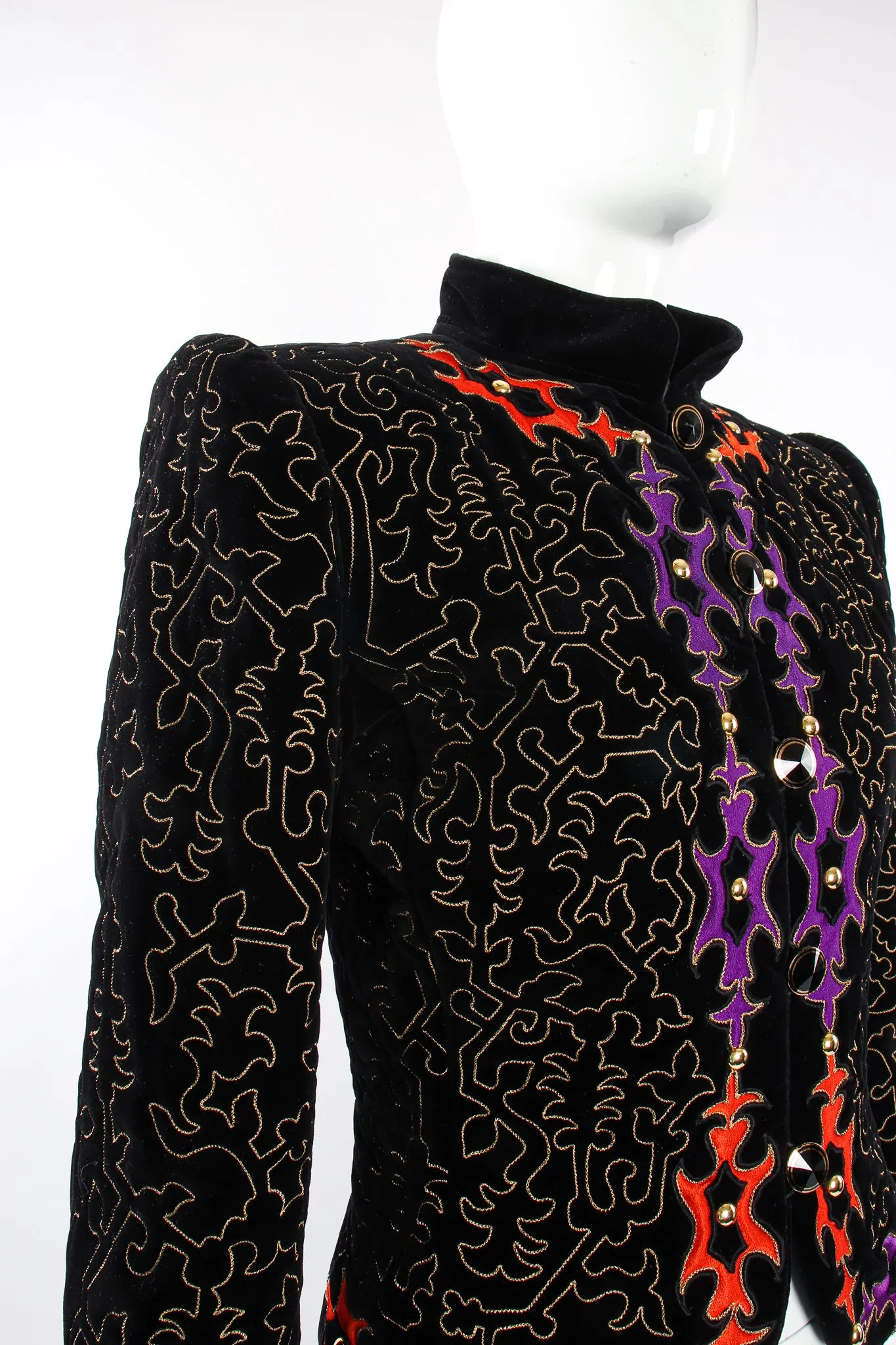 Velvet Embroidered Jacket