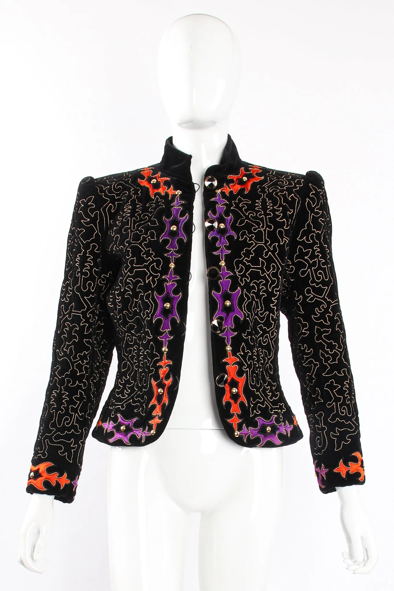 Velvet Embroidered Jacket