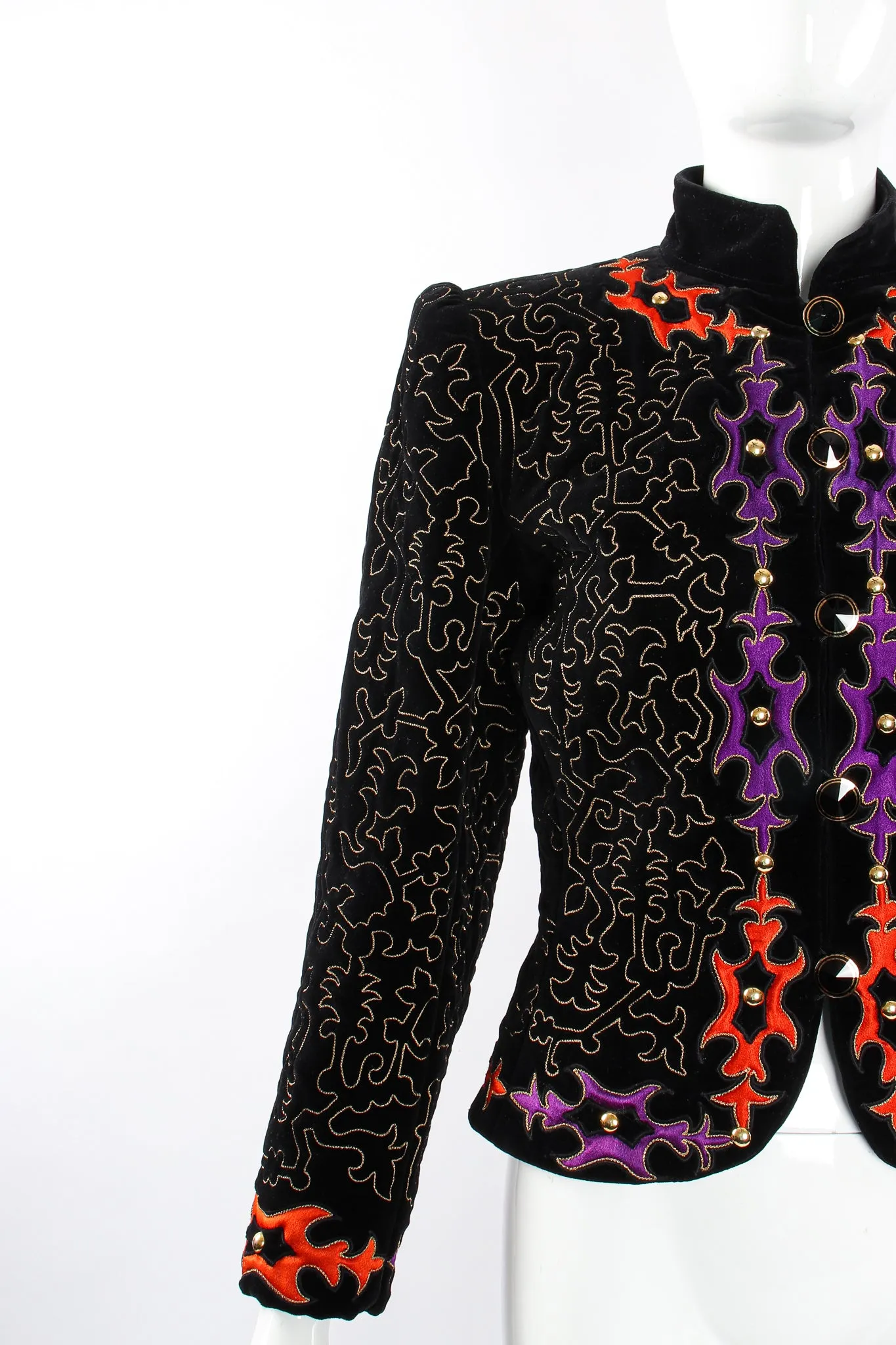Velvet Embroidered Jacket