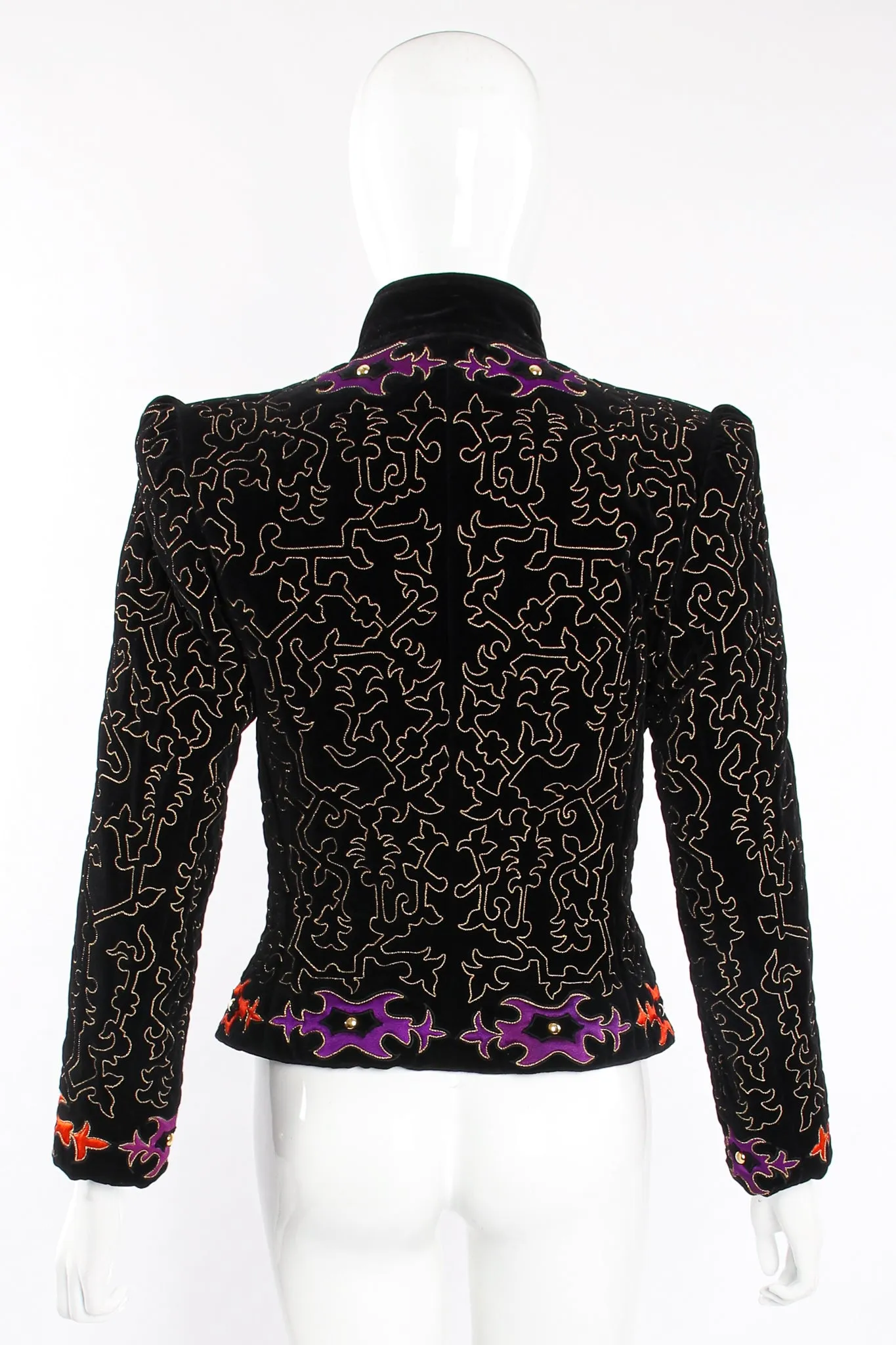Velvet Embroidered Jacket