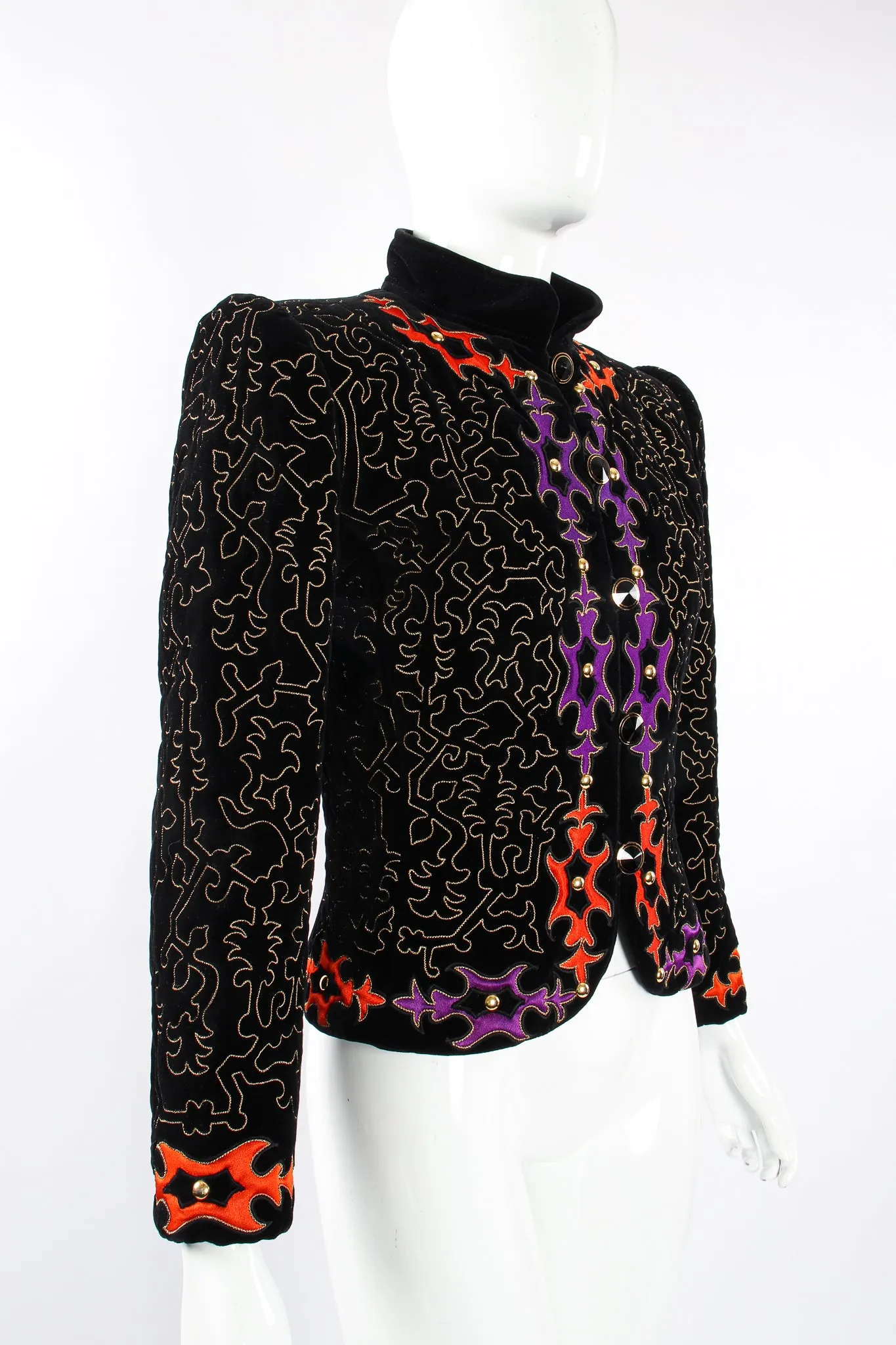 Velvet Embroidered Jacket