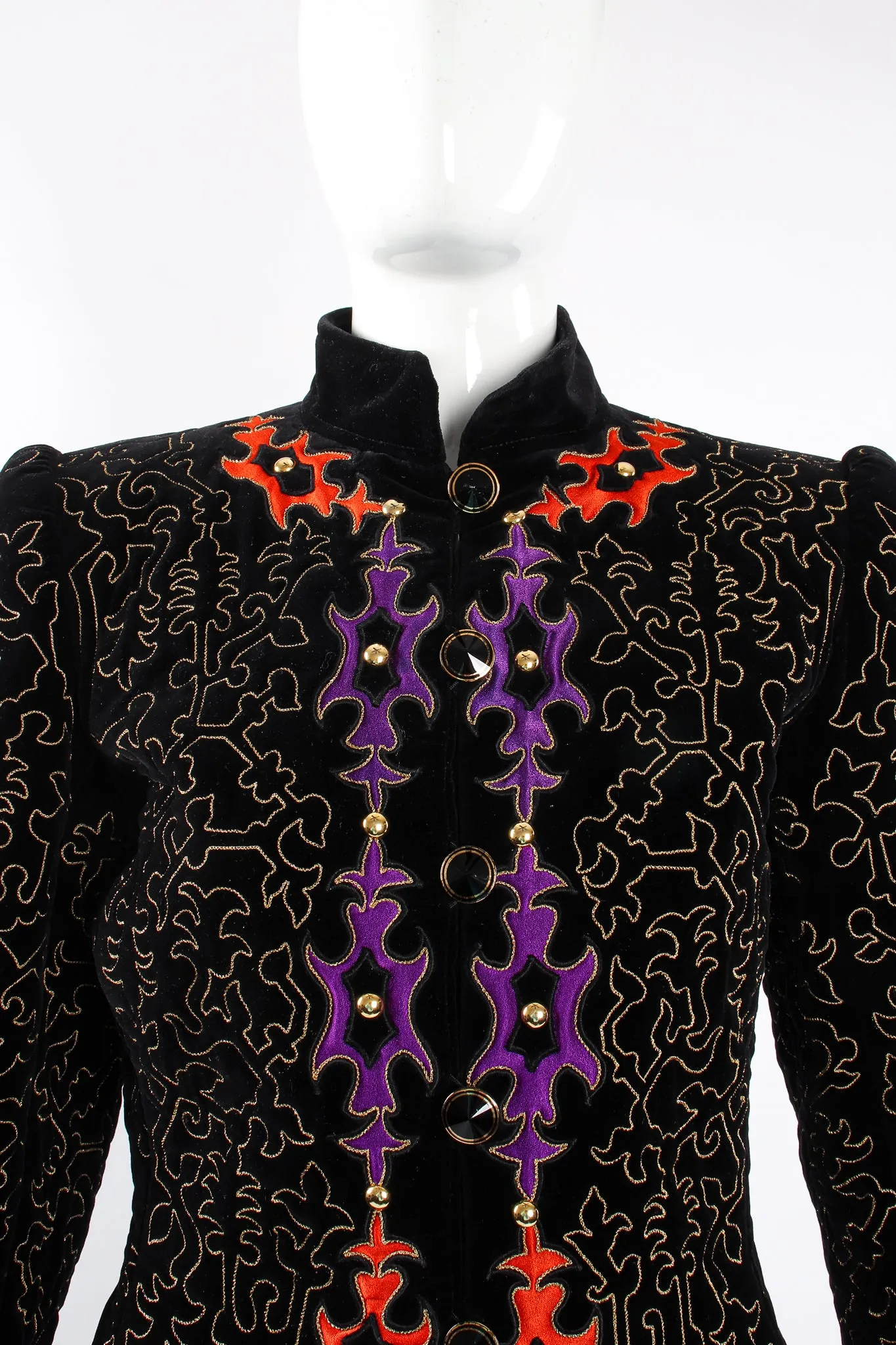 Velvet Embroidered Jacket