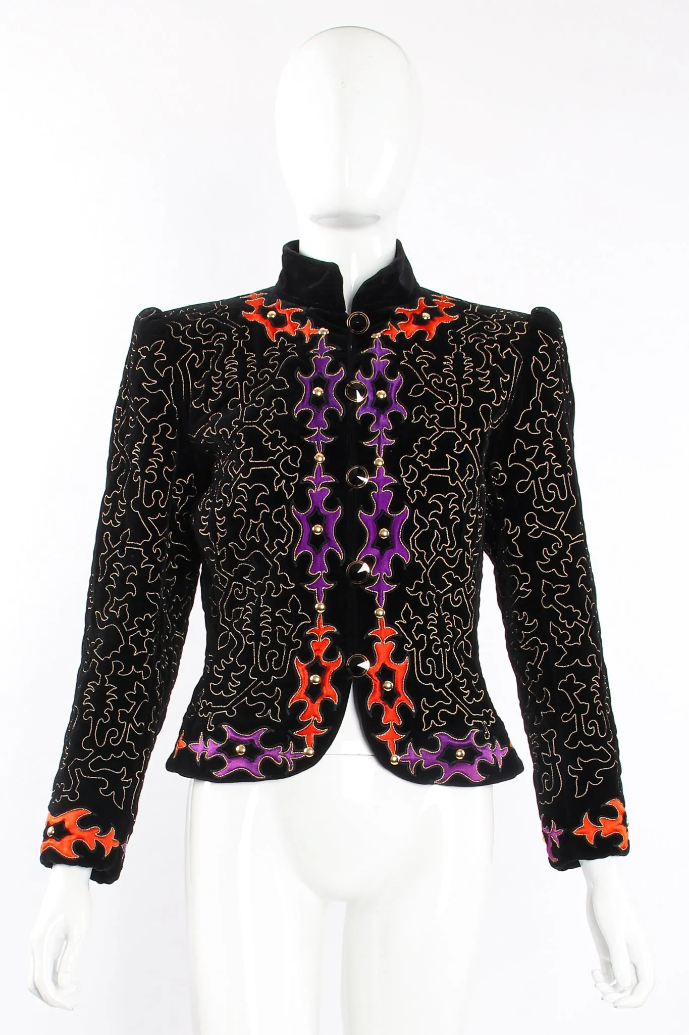 Velvet Embroidered Jacket
