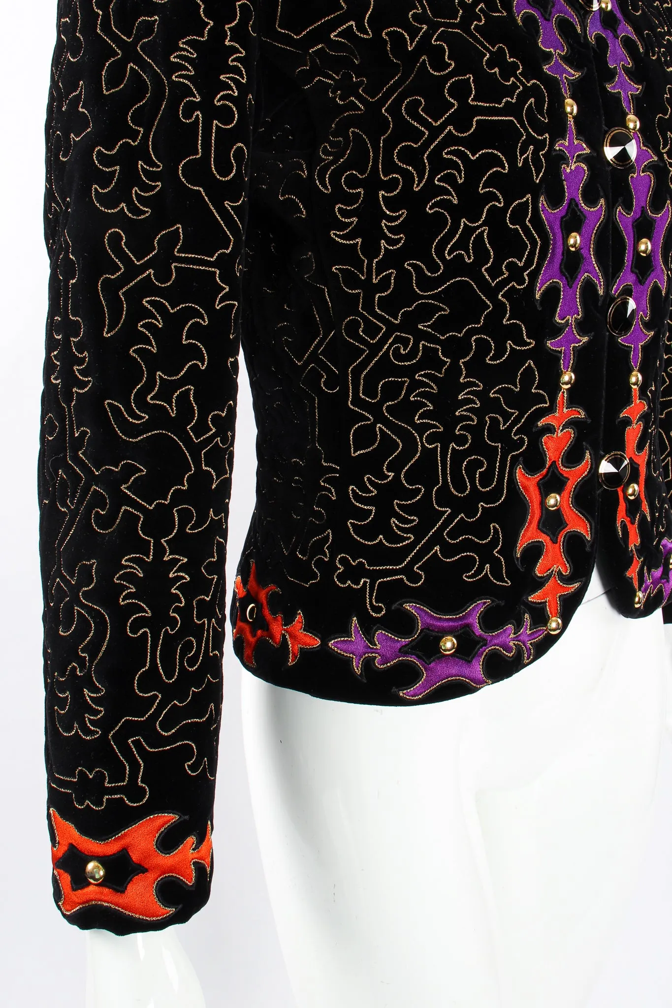 Velvet Embroidered Jacket