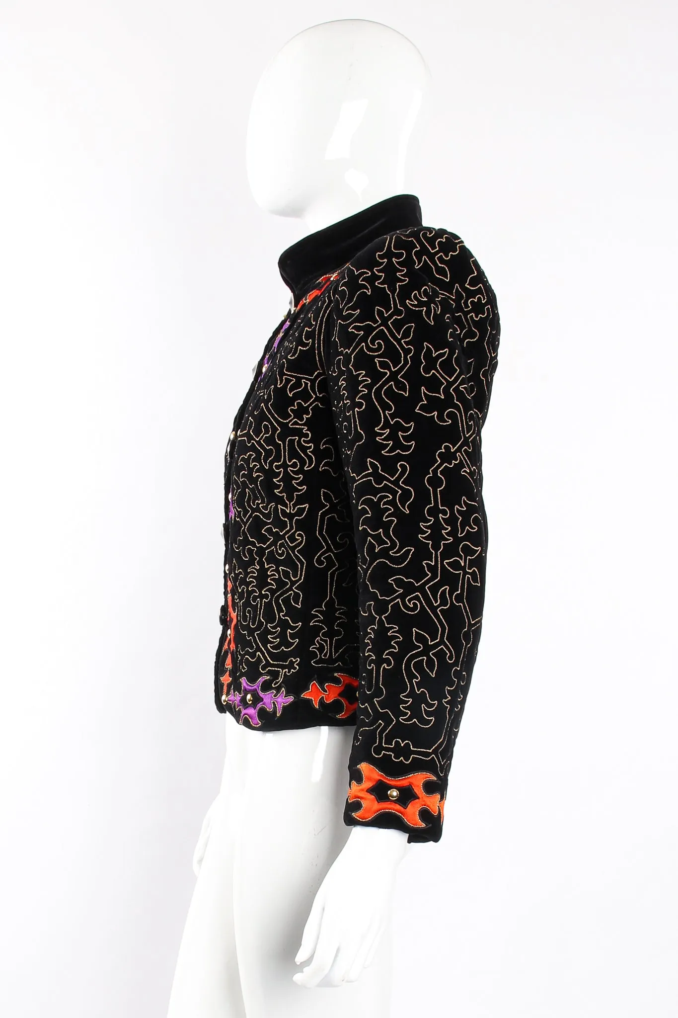 Velvet Embroidered Jacket