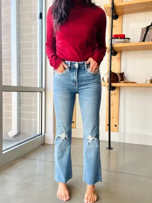 Vervet High Rise Crop Flare
