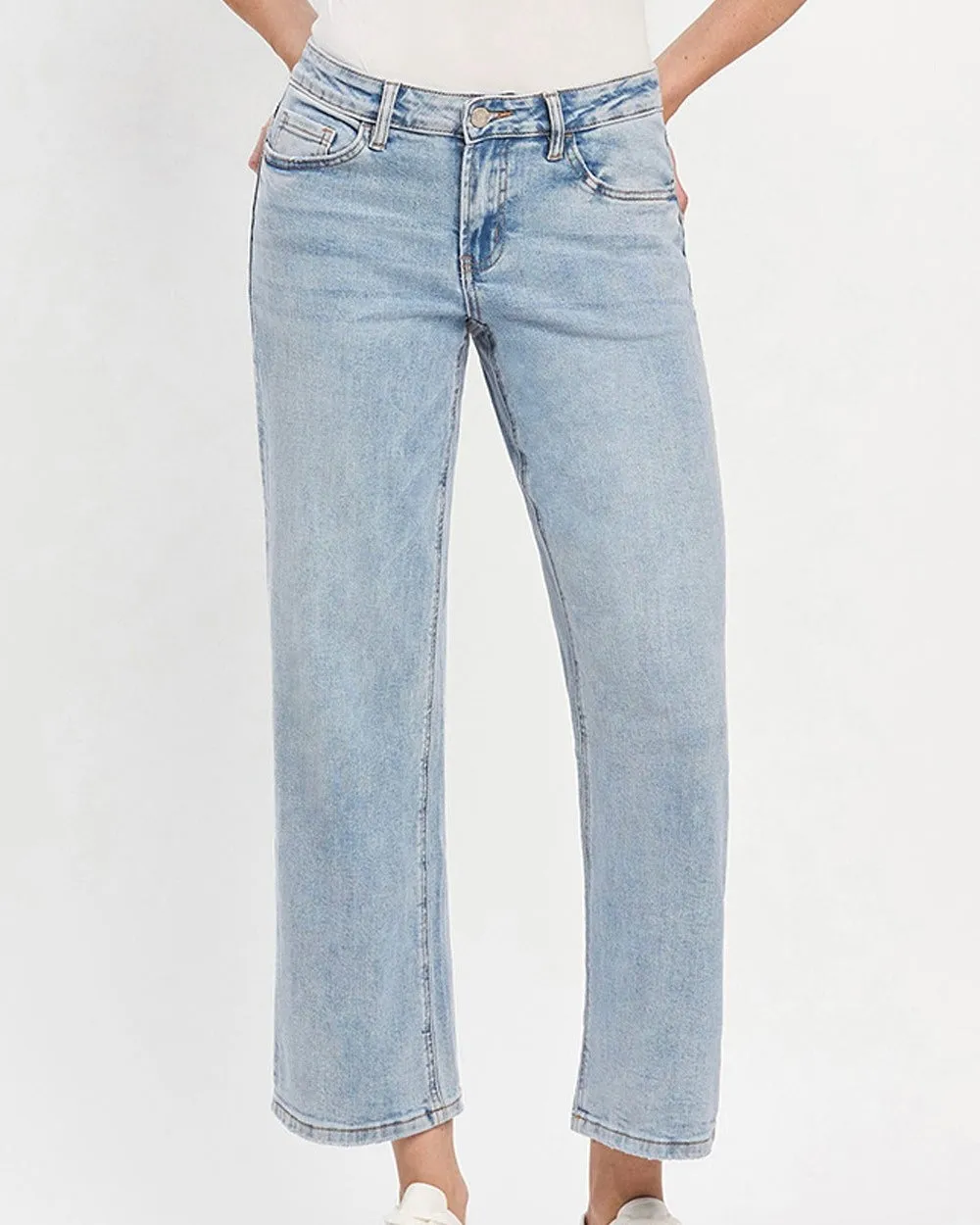 Vervet Mid Rise Ankle Dad Jean