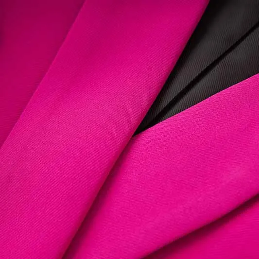 Women Shawl Collar Golden Buttons Blazer   Cropped Pants Trousers Pantsuit Suit Hot Pink