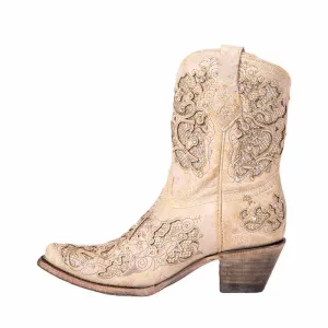 Women's Glitter Short Wedding Boots Western Dress Cowgirl Boots