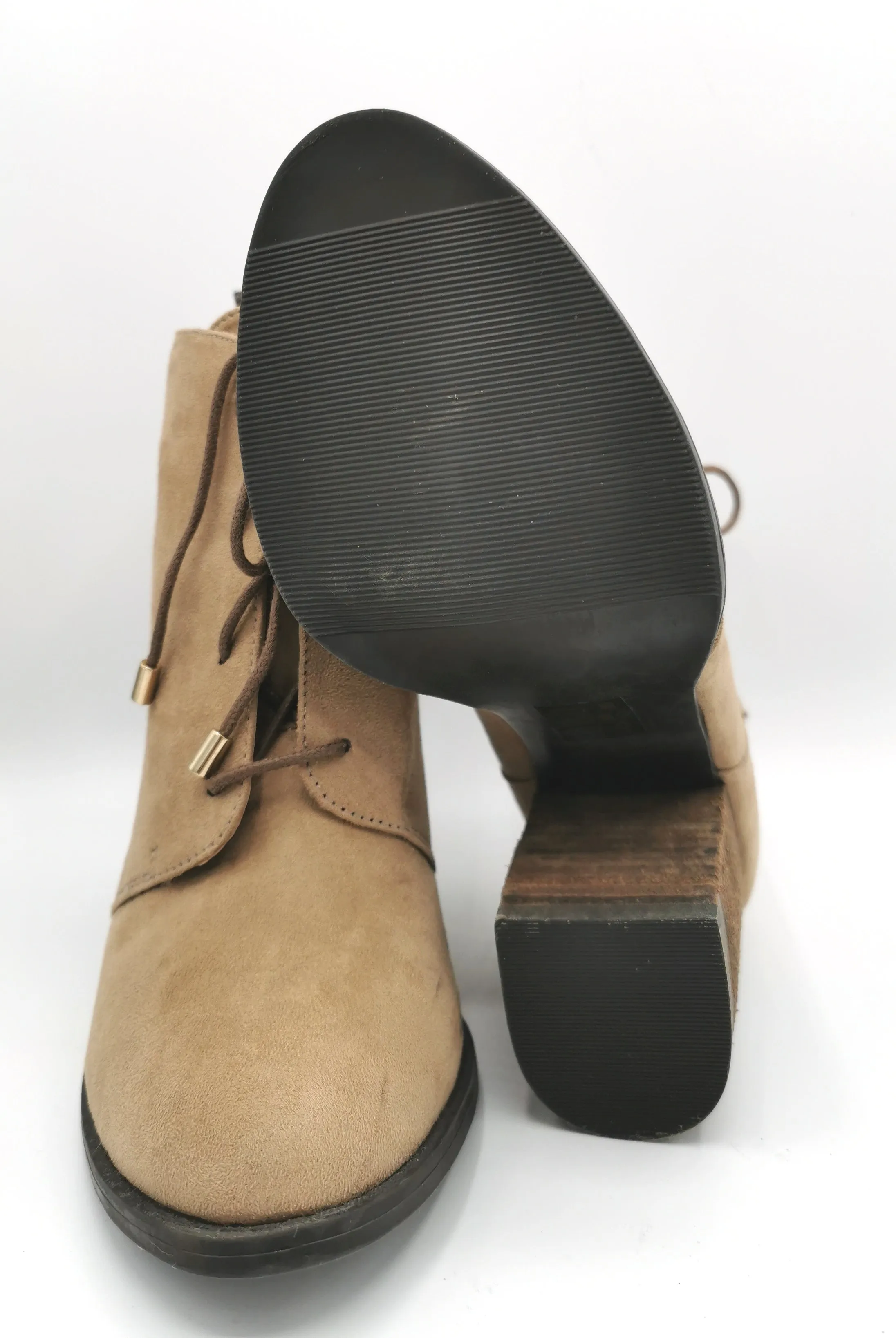 WOMENS SIZE 8 - Call it SPRING, Soft Tan, Ankle Boho Style, Lace-up Ankle Boots NWOT B23
