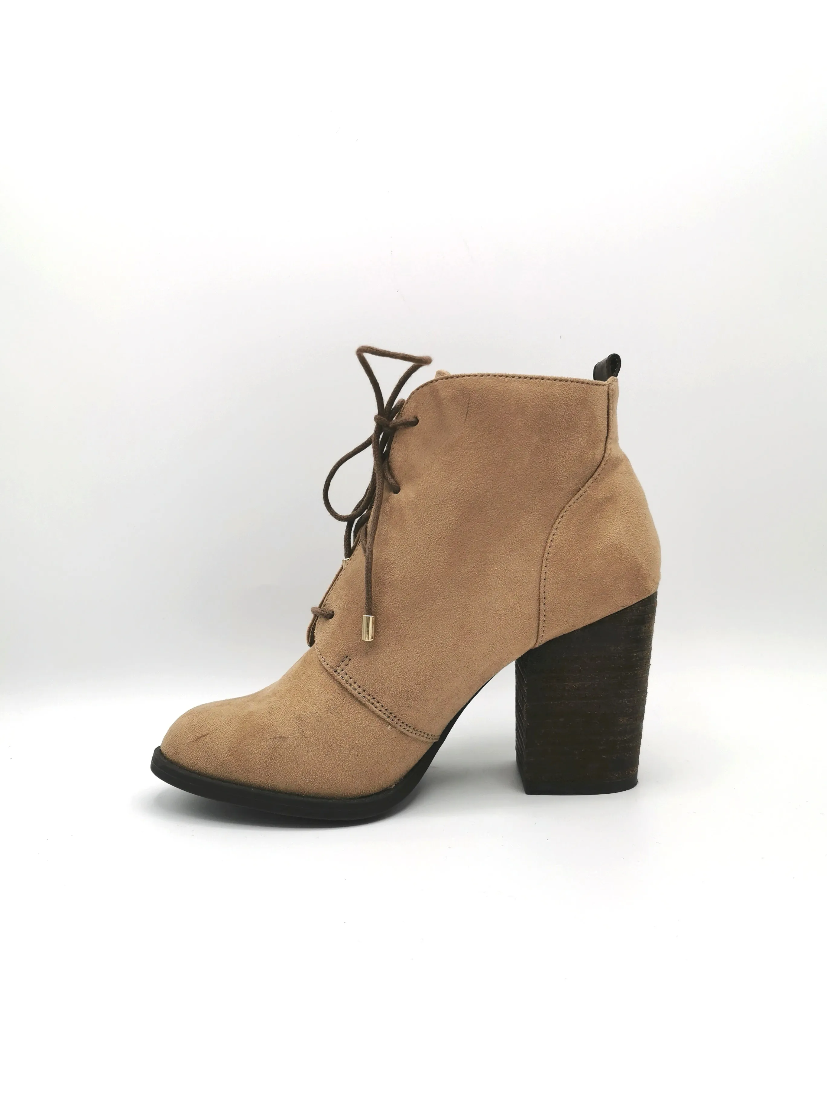 WOMENS SIZE 8 - Call it SPRING, Soft Tan, Ankle Boho Style, Lace-up Ankle Boots NWOT B23