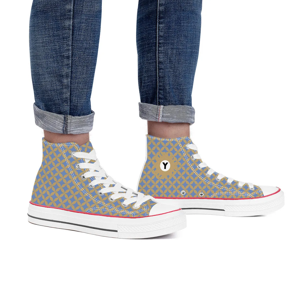 Yūrakuchō Line High Top Canvas Shoes