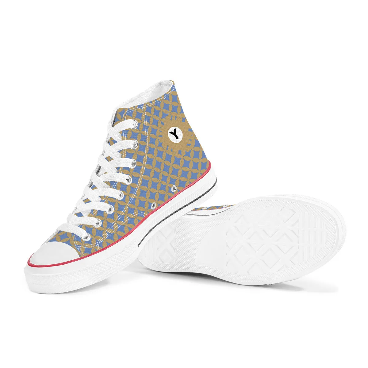 Yūrakuchō Line High Top Canvas Shoes