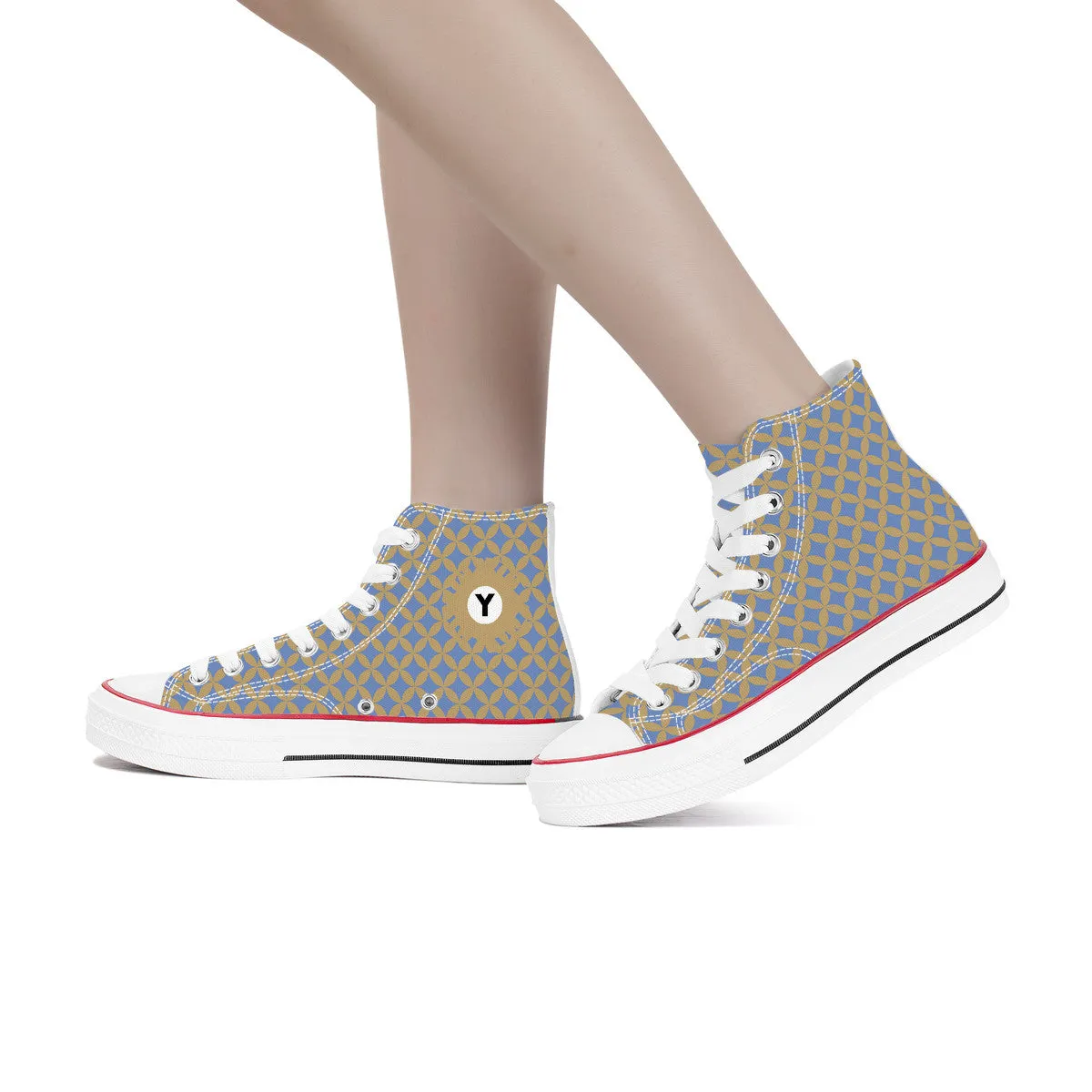Yūrakuchō Line High Top Canvas Shoes
