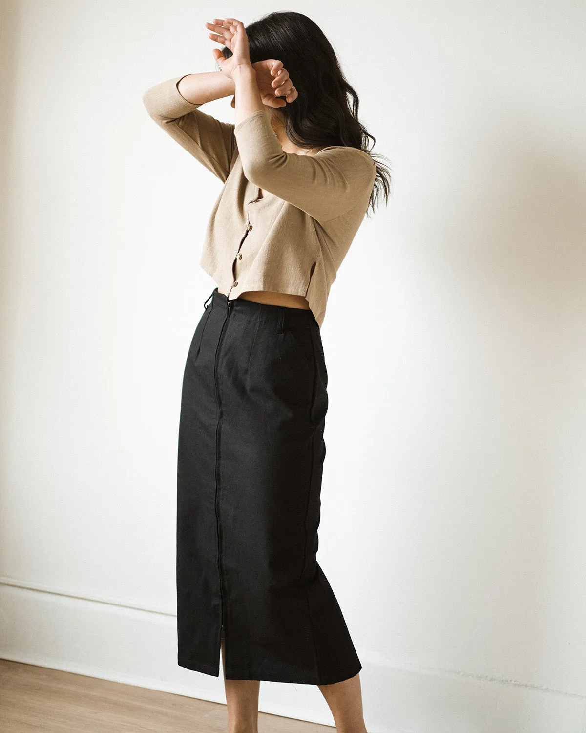 Zipper Skirt | Black