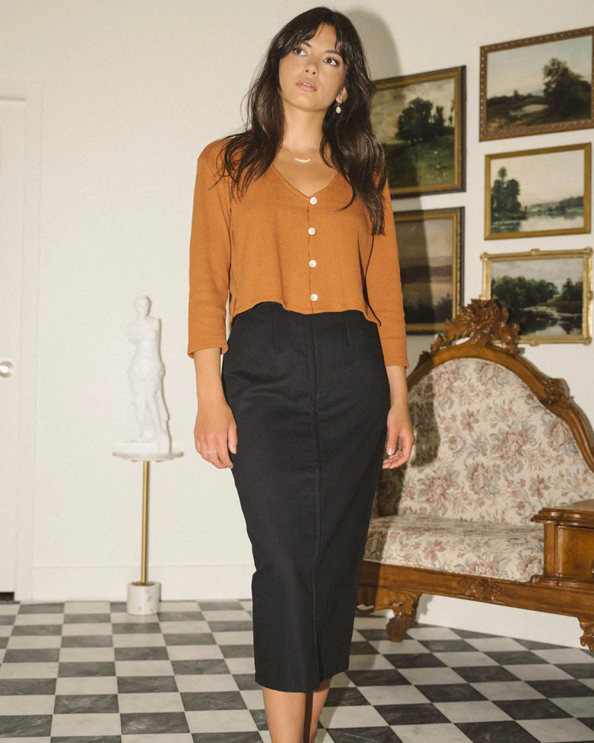 Zipper Skirt | Black
