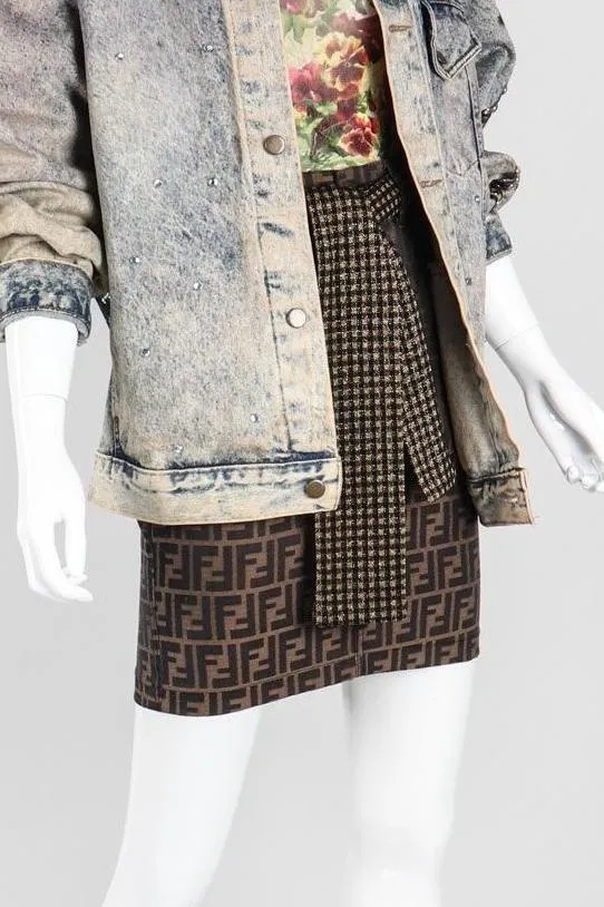 Zucca Monogram Miniskirt