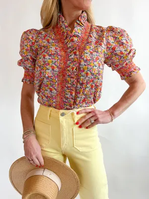 Zuri Libby Print Top