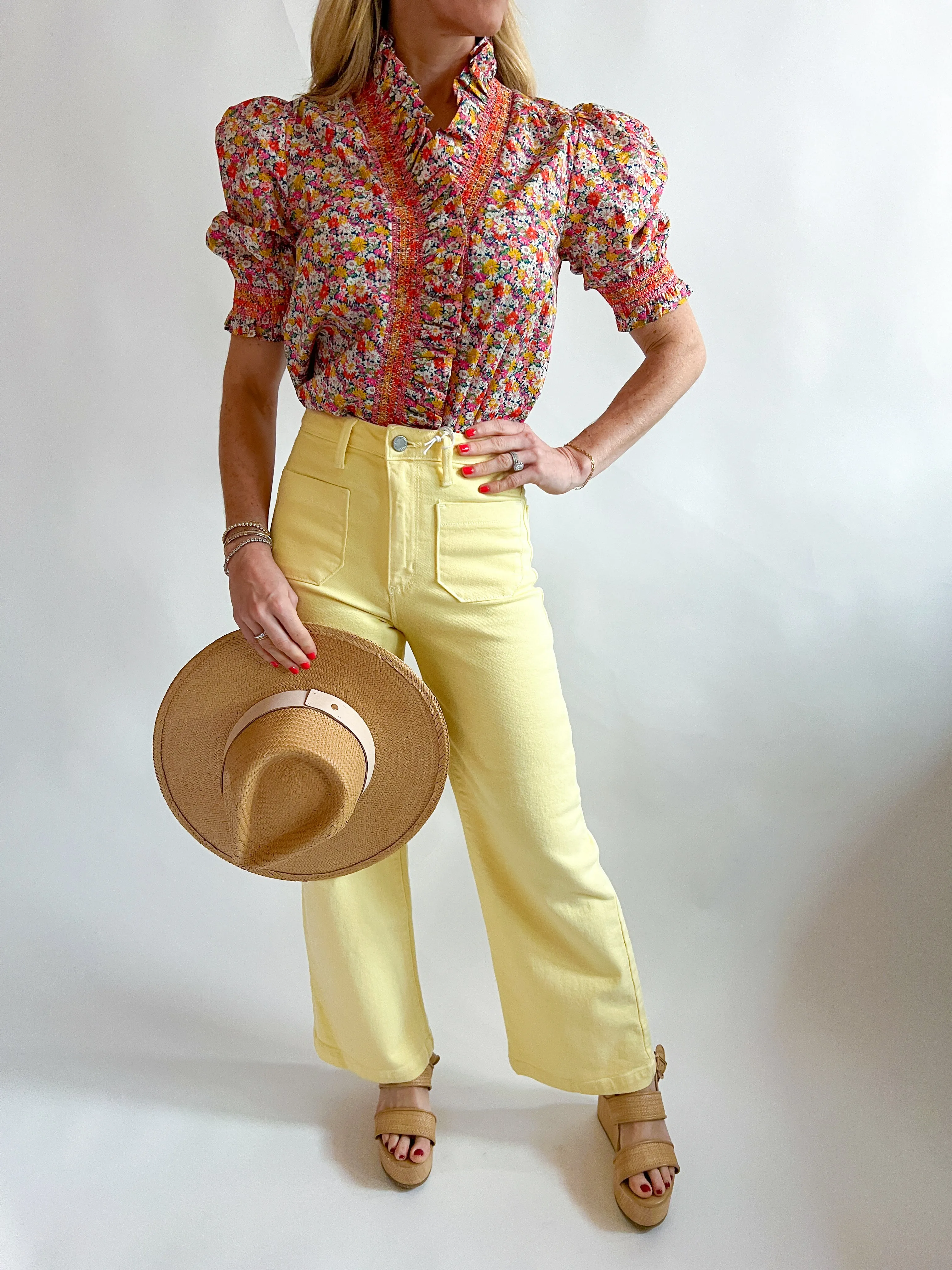Zuri Libby Print Top